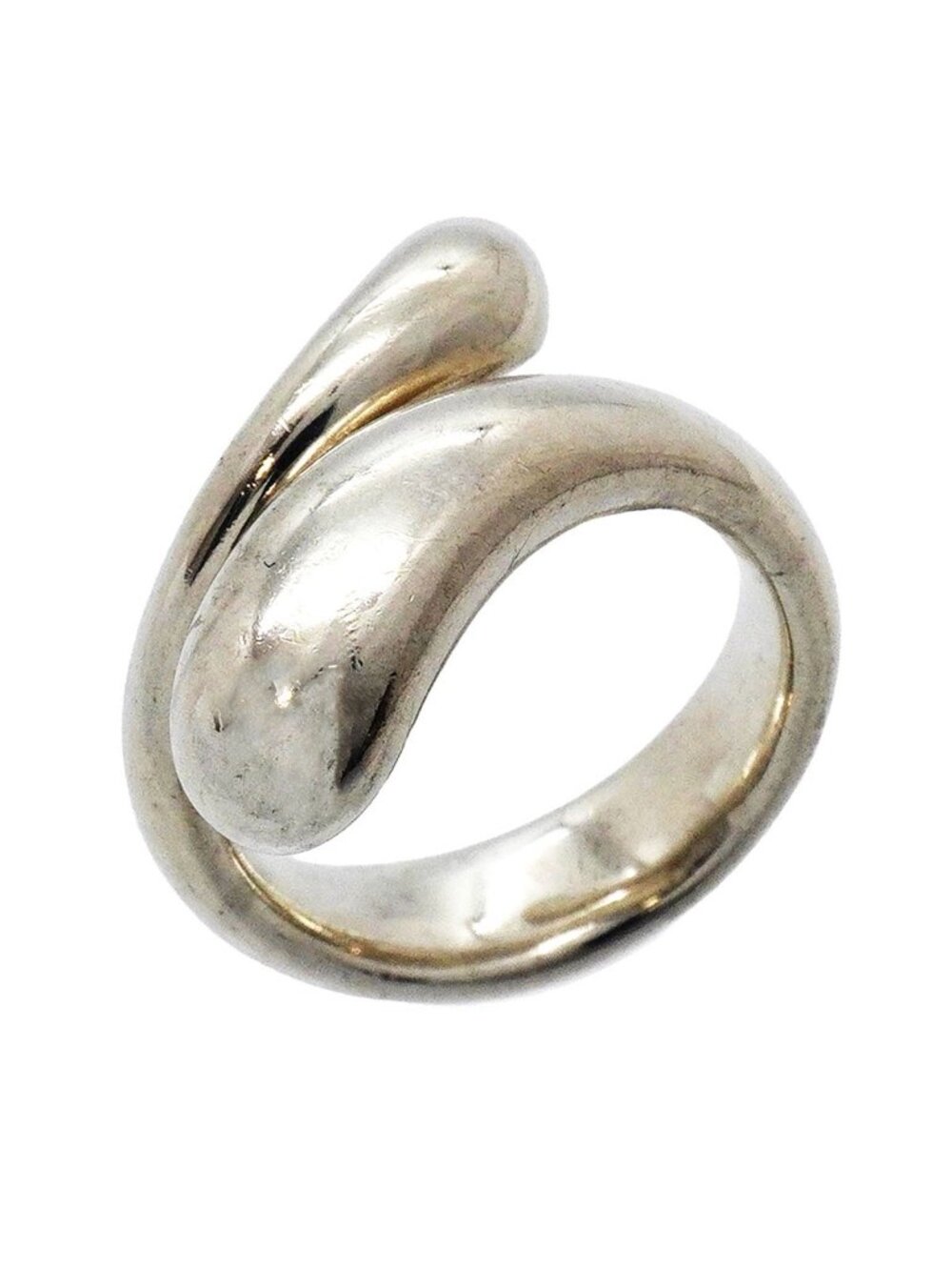 Tiffany & Co Ring Teardrop Elongated 925 Sterling Silver